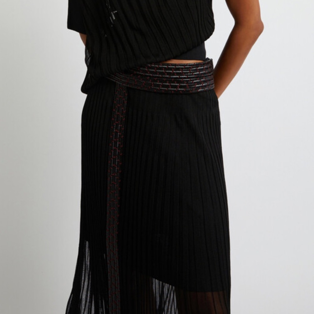 Christopher Esber Shadow Lined Knitted Skirt size XXS